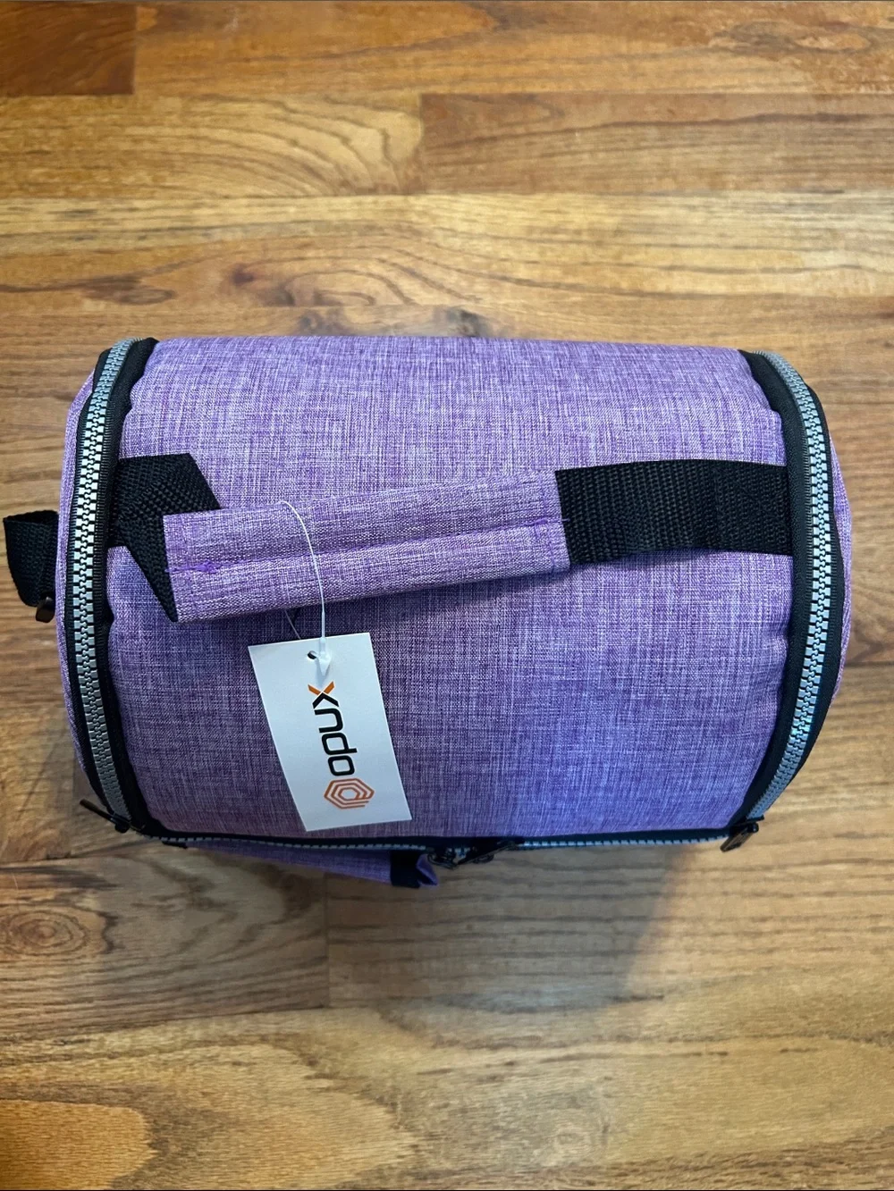 NWT Purple Insulated Lunch Cooler Bag with Multiple Pockets